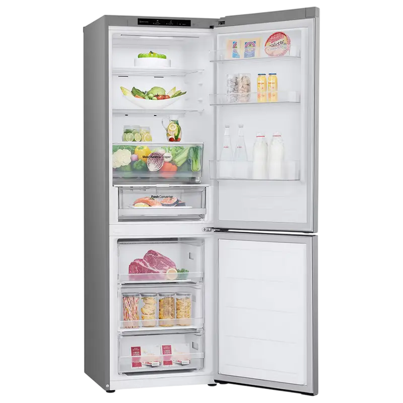 Refrigerator LG GBV3100EPY, Argintie