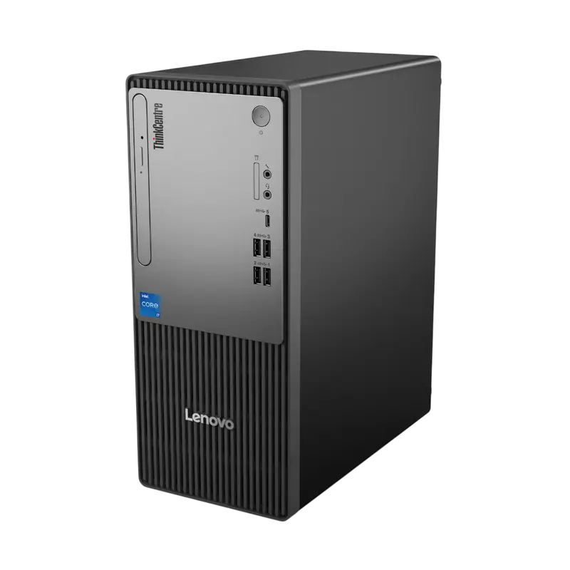 Sistem Desktop PC Lenovo ThinkCentre Neo 50t, Intel Core i3-14100, 8GB/256GB, Intel UHD Graphics 730, Fără SO