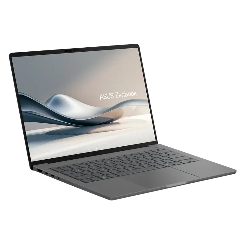 Ноутбук 14" ASUS Zenbook A14 OLED UX3407QA, Iceland Gray, Qualcomm Snapdragon X X1-26-100, 16Гб/512Гб, Windows 11 Home