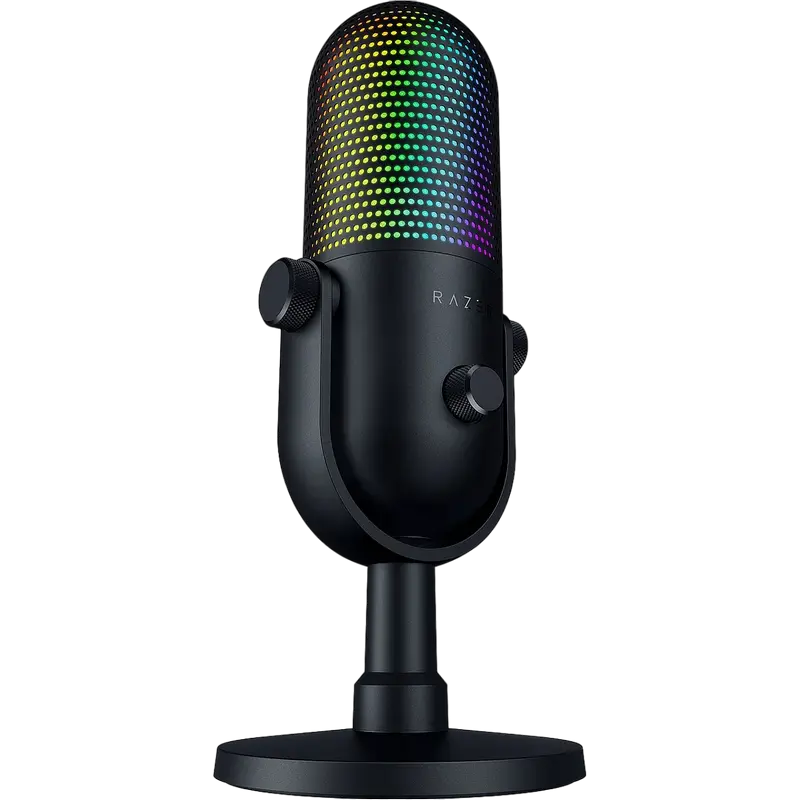 Microfon Gaming Razer Seiren V3 Chroma, Cu fir, Negru
