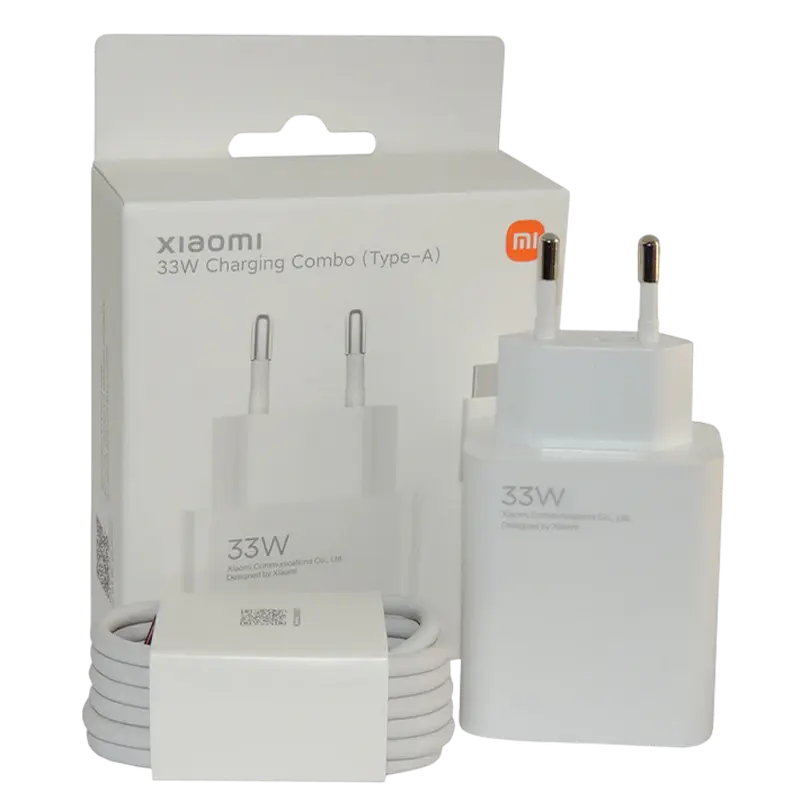 Зарядное устройство Xiaomi Charging Combo, 33Вт, Белый