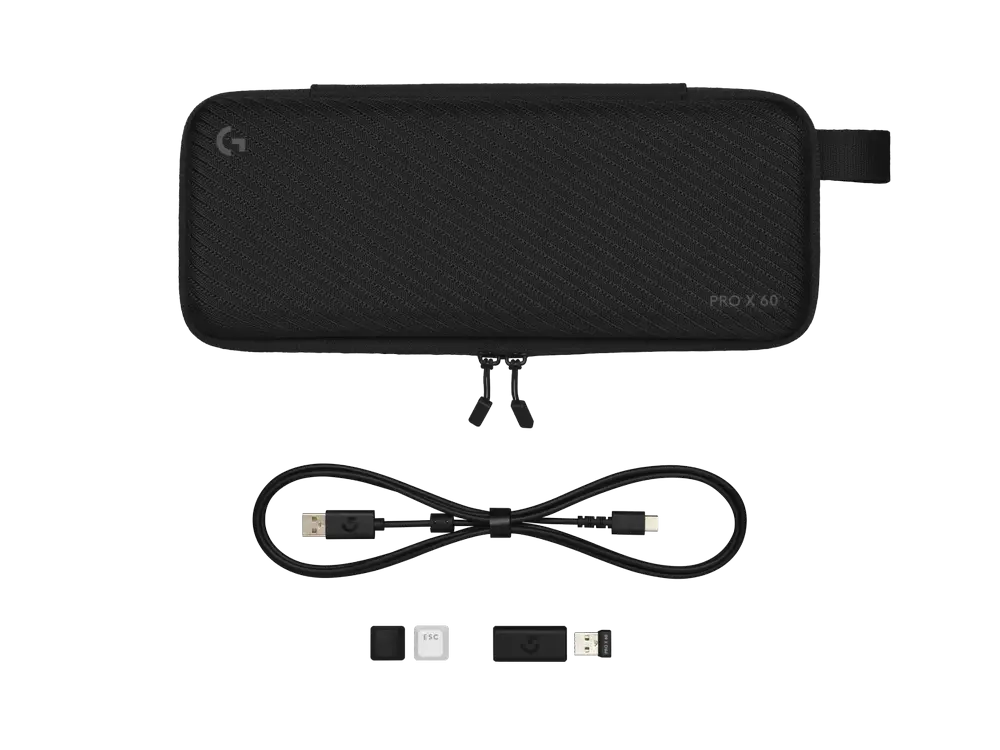 Клавиатура Logitech G PRO X 60, Проводное / беспроводное, Белый