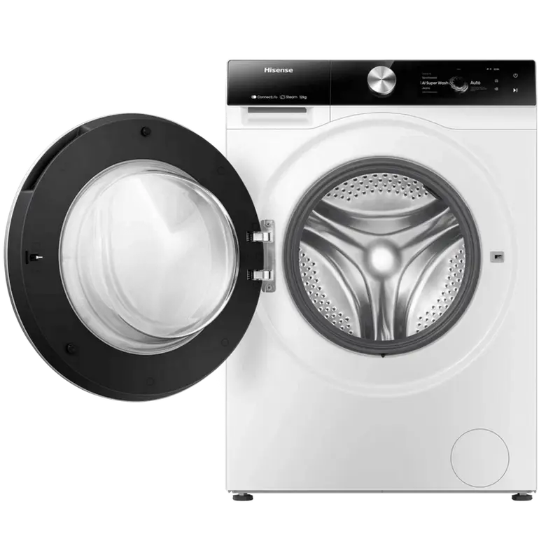 Mașină de spălat Hisense WF7S1247BW, 12kg, Alb