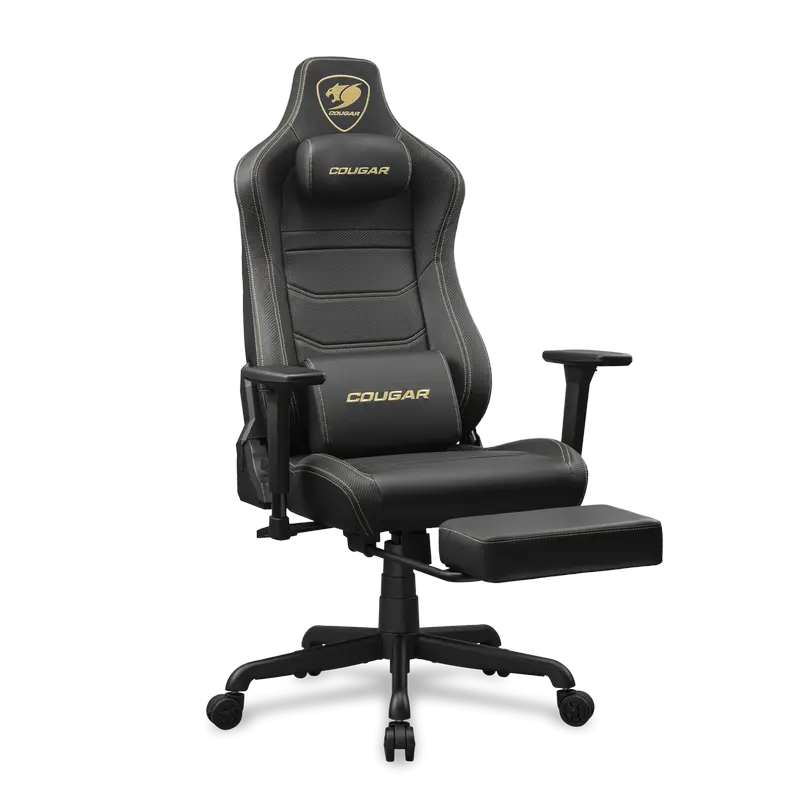 Scaun Gaming Cougar Armor EVO S, PU Piele, Negru | Auriu