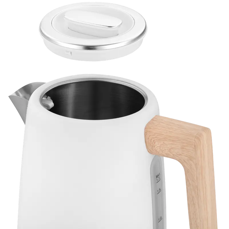 Fierbător electric Ardesto EKL-F420WWD, Alb