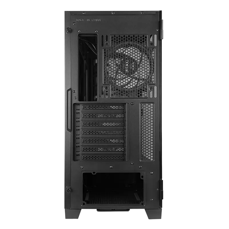 Компьютерный корпус Chieftec GA-01B-TG-OP, Midi-Tower, Без блока питания, Чёрный