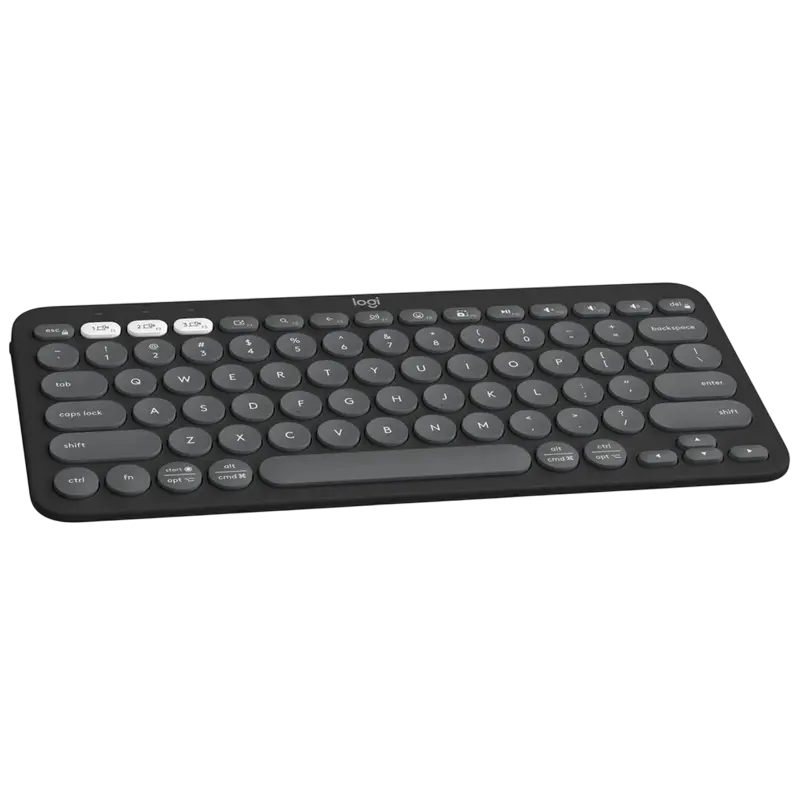 Tastatură Logitech K380S, Fără fir, Grafit