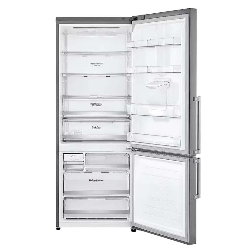 Холодильник LG GBF567PZCMB, DoorCooling+, Серый