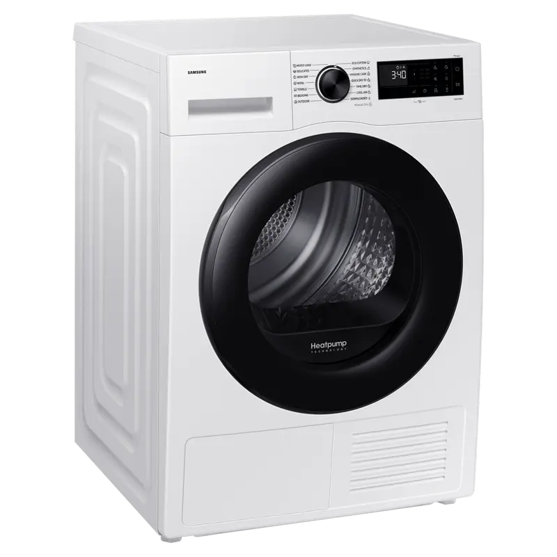 Uscător de rufe Samsung DV90DG52A0AELE, 9kg, Alb
