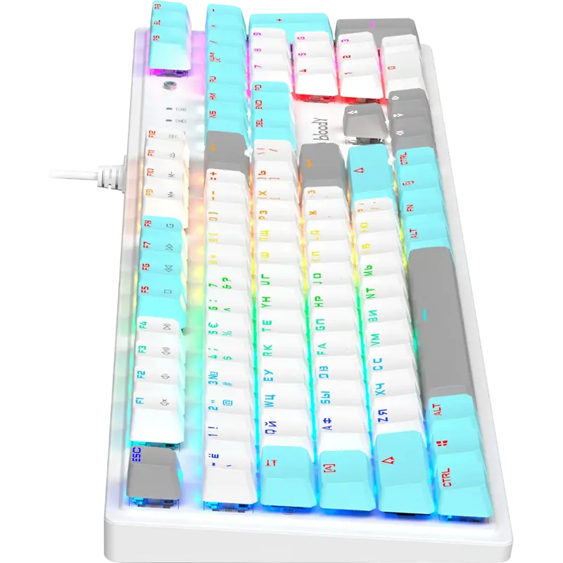 Tastatură Bloody S510R, Cu fir, Icy White