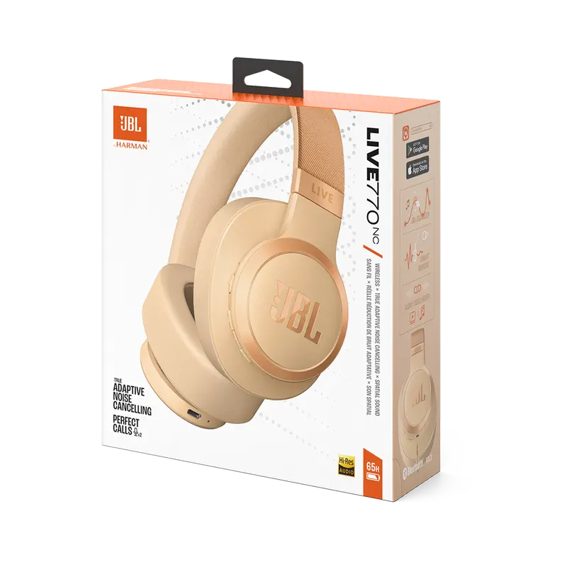 Căști JBL LIVE770NC, Sand