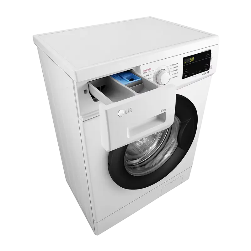 Mașină de spălat LG F2J3WSBWE, 6,5kg, Alb