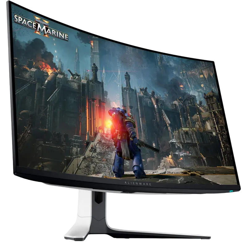 32" Игровой монитор DELL AW3225QF, QD OLED 3840x2160 4K UHD, Черный | Белый