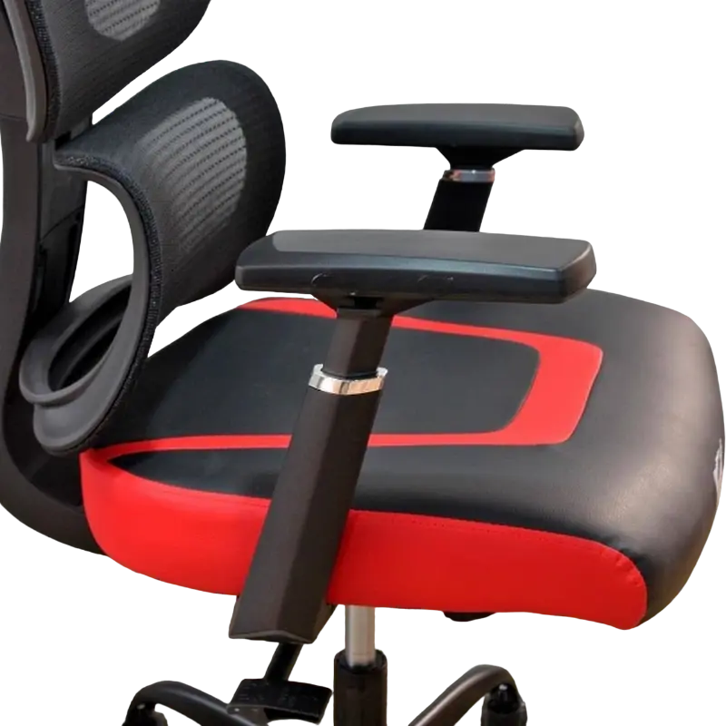 Scaun Gaming Havit GC919, PVC Piele, Negru | Roșu