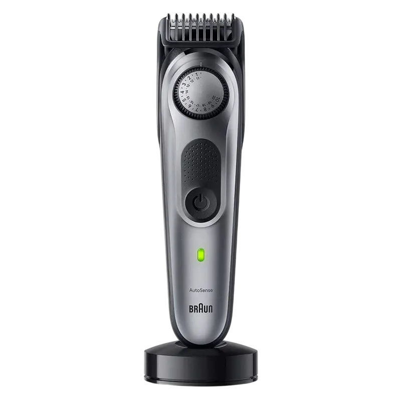 Trimmer bărbați Braun BT7420, Negru | Argintiu