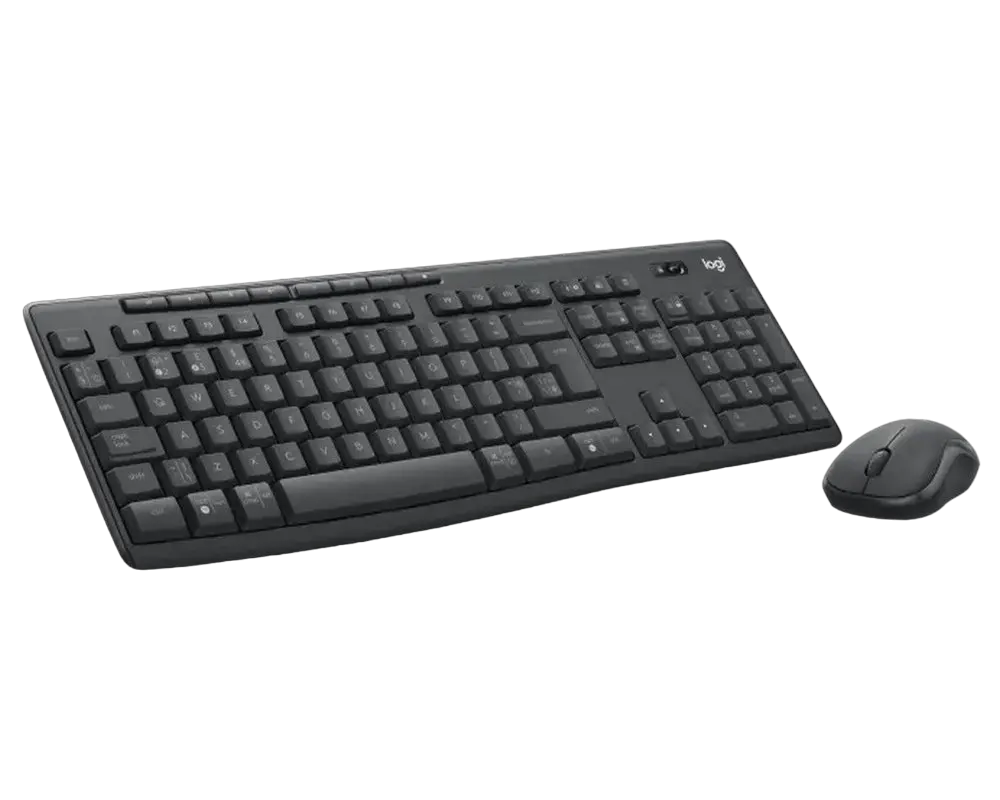 Клавиатура и мышь Logitech MK370, Беспроводное, Чёрный