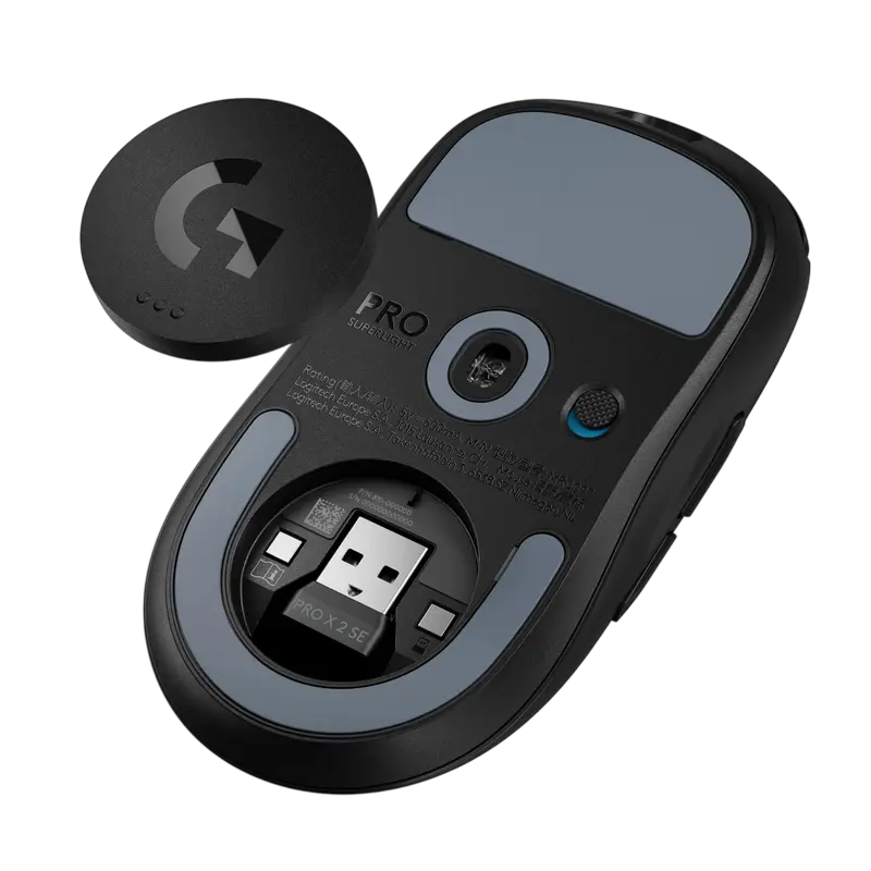 Mouse de gaming Logitech PRO X Superlight 2 SE Lightspeed, Negru