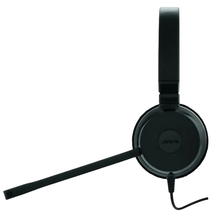 Headset Jabra Evolve 20 SE, Stereo MS, USB C/A adapter, Leather, Black