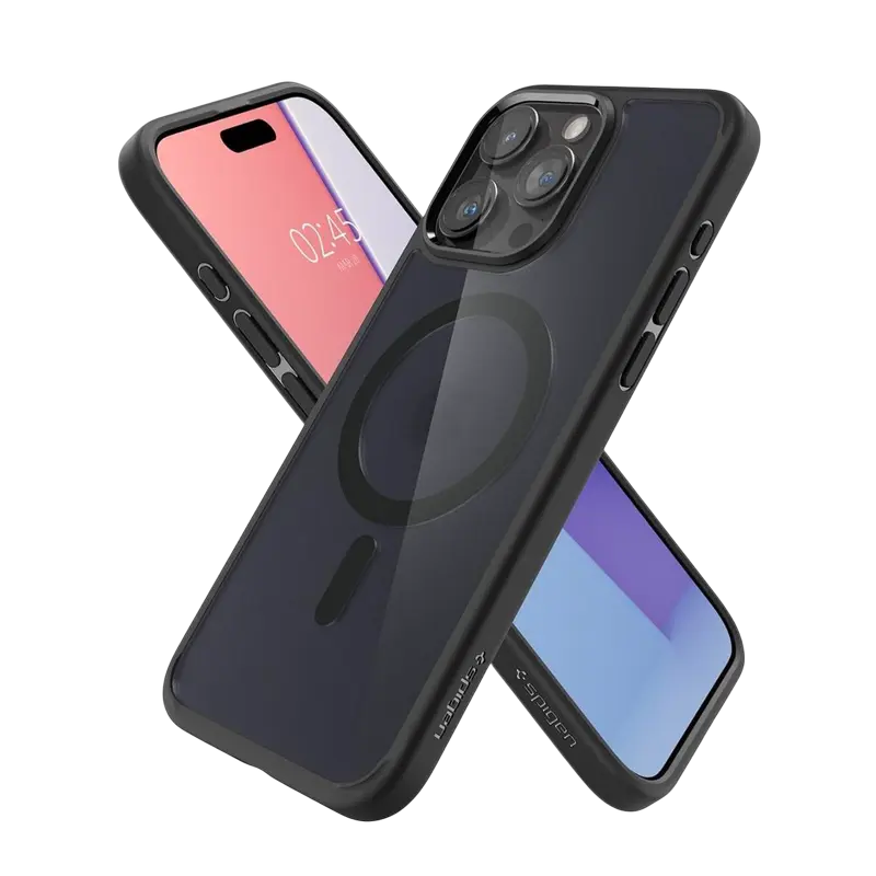 Husa Spigen iPhone 15 Pro Max Ultra Hybrid Mag, Frost Black