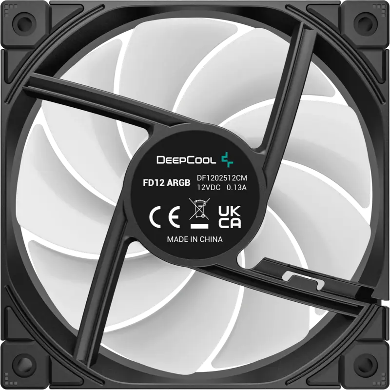 Ventilator PC Deepcool FD12 ARGB, 120 mm