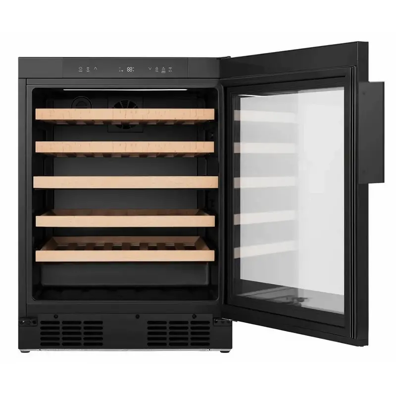 Dulap pentru vin Hisense RW3N132GSLF, Negru