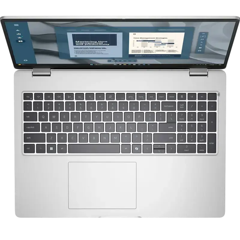 Laptop Business 16" DELL Pro 16 PC16255, Platinum Silver, AMD Ryzen AI 5 PRO 340, 16GB/512GB, Windows 11 Pro