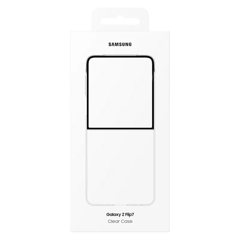 Чехол Samsung Clear для Galaxy Flip 7, Прозрачный