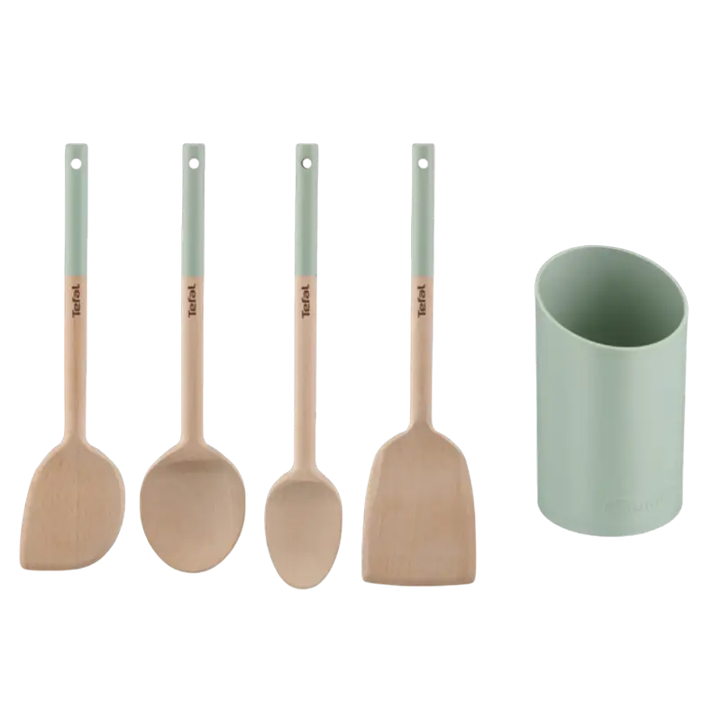 Set de ustensile de bucătărie Tefal K270S504, Bej