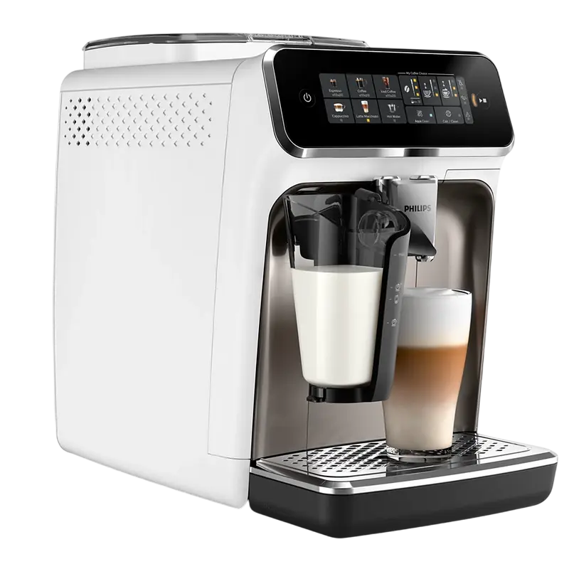 Espressor Philips EP3343/90, Oțel Inoxidabil | Alb