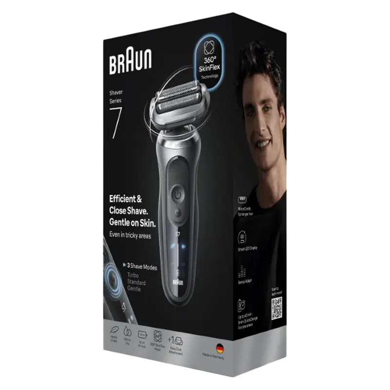 Aparat de ras electric Braun 72-G1200s, Gri