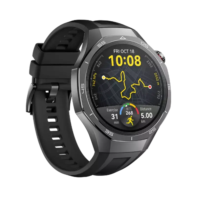 Ceas inteligent Huawei GT 5 Pro, 46mm, Negru