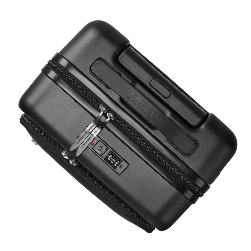 Valiză Rivacase Clark-Eco, 28L, Negru