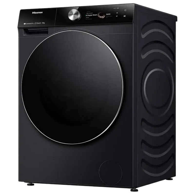 Mașină de spălat Hisense WF7S1247BB, 12kg, Negru