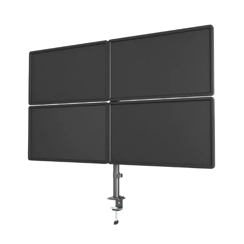 Suport birou pentru monitoare Gembird MA-D4-01, Negru