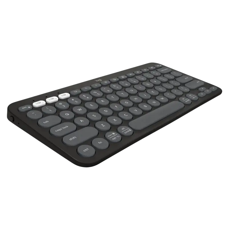 Tastatură Logitech K380S, Fără fir, Grafit
