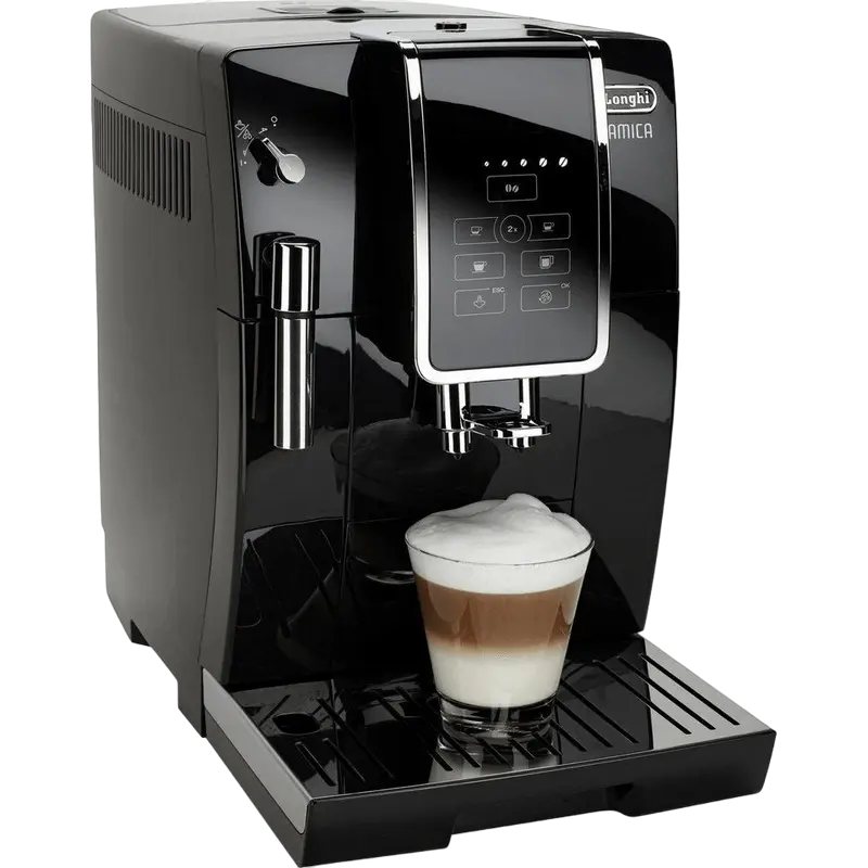 Aparat de cafea DeLonghi ECAM358.15B, Negru