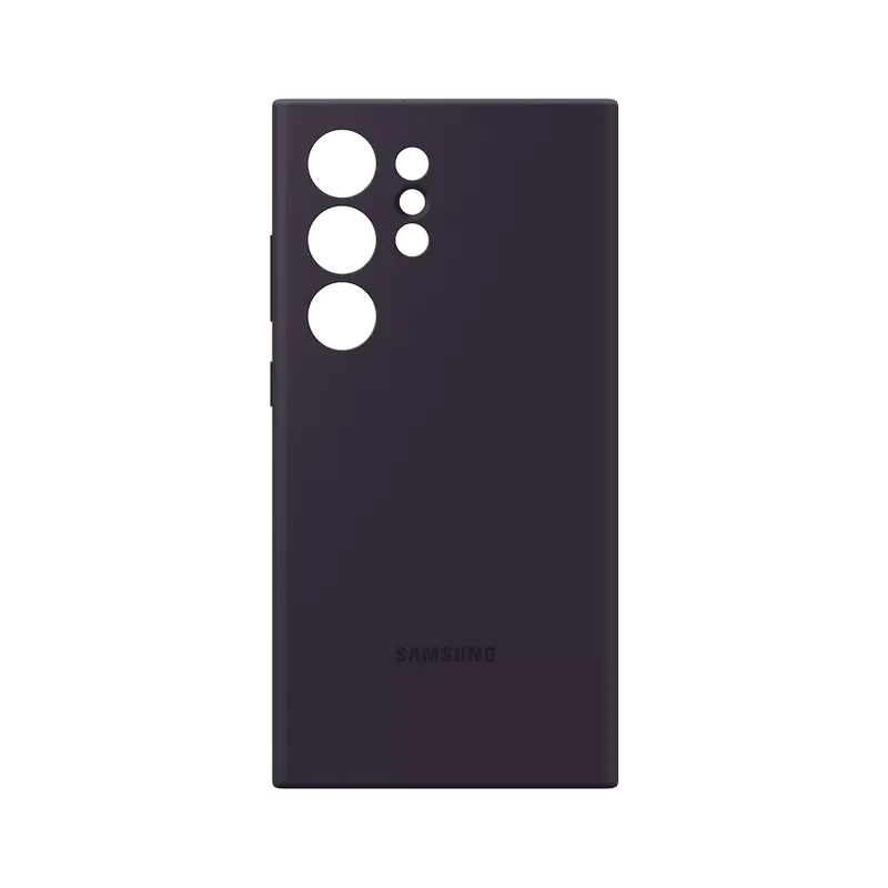 Husa Samsung Silicone Cover Galaxy S24 Ultra, Violet închis