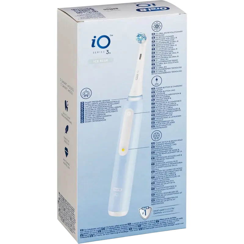 Periuță de dinți electrică Braun Oral-B iO3, Albastru