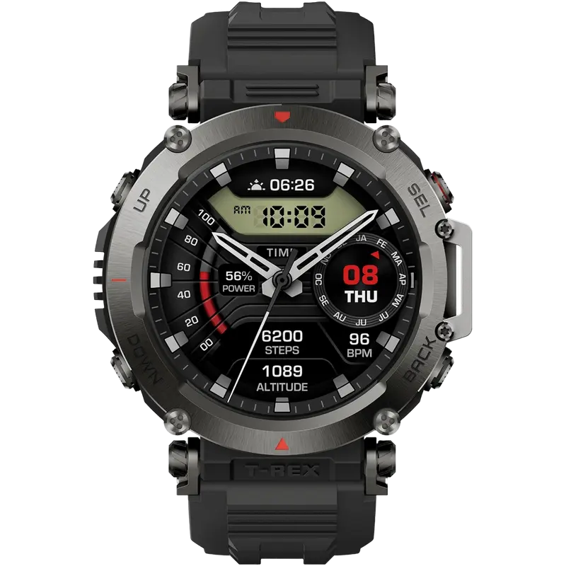 Ceasuri inteligente Xiaomi Amazfit T-Rex Ultra, 47mm, Abyss Black