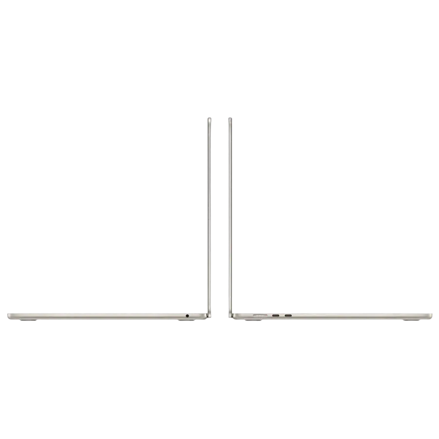 Laptop 15,3" Apple MacBook Air A3114, Starlight, M3 with 8-core CPU and 10-core GPU, 16GB/512GB, macOS Sonoma