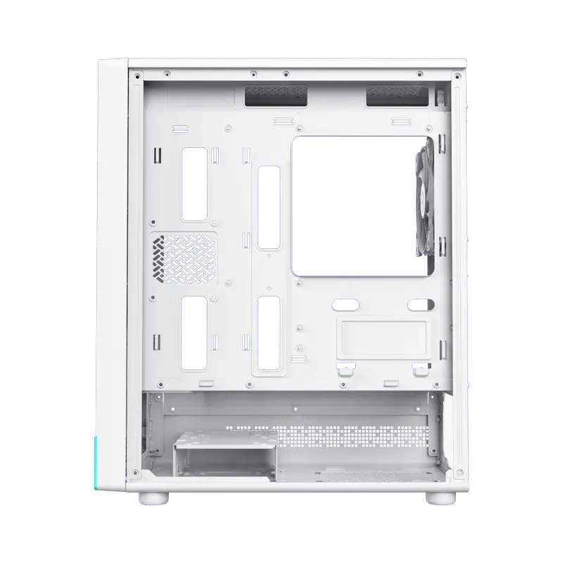 Carcasă PC Gamemax Focus MW, Micro-ATX, ATX, Alb