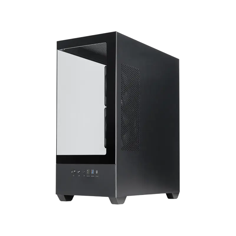 Carcasă PC Chieftec Vista, Midi-Tower, Fără PSU, Negru