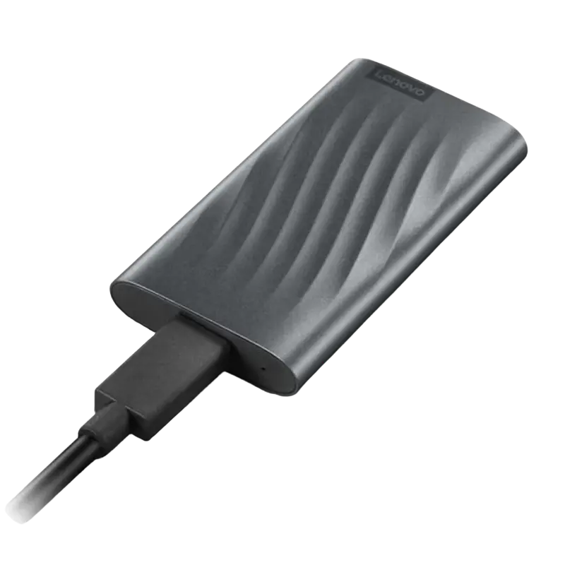 SSD portabil extern Lenovo PS6, 512 GB, Grey (GXB1M24163)