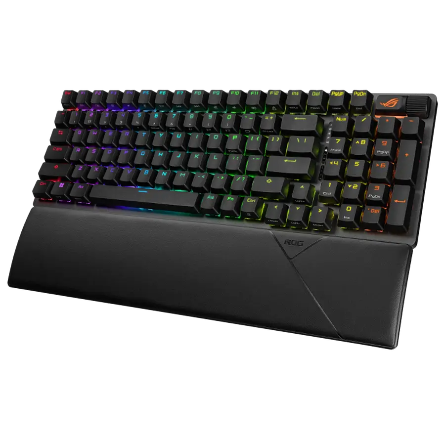 Клавиатура ASUS ROG Strix Scope II 96, Проводное / беспроводное, Чёрный