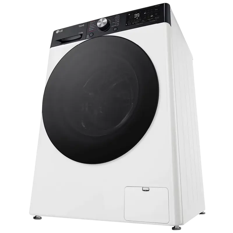Mașină de spălat și uscat LG F4DR711S2H, 11kg, Alb