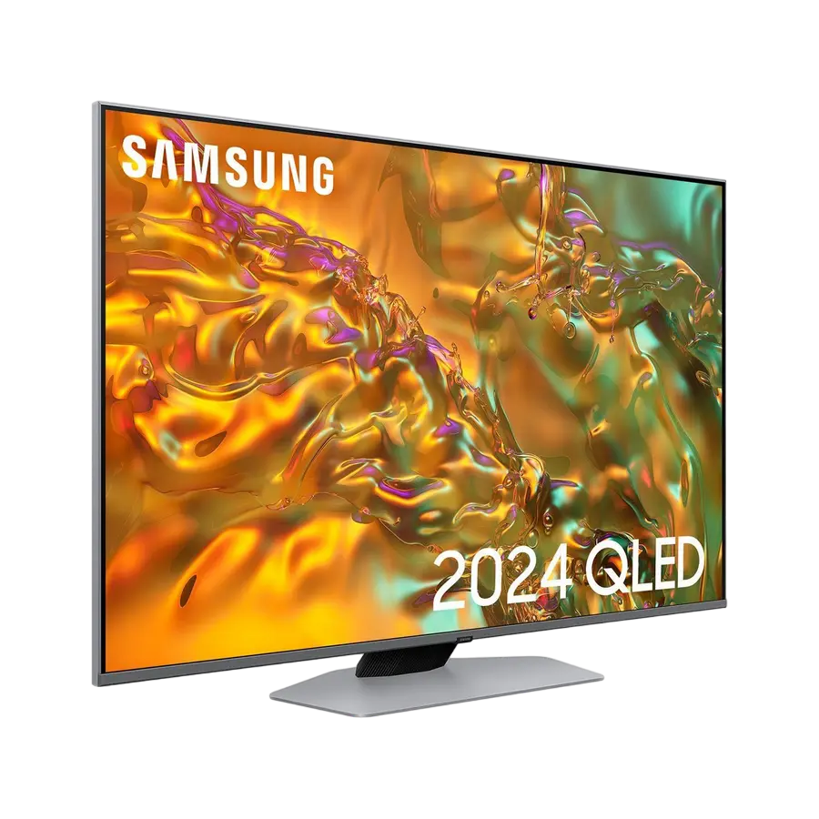 50" QLED SMART TV Samsung QE50Q80DAUXUA, 3840x2160 4K UHD, Tizen 8.0, Argintiu