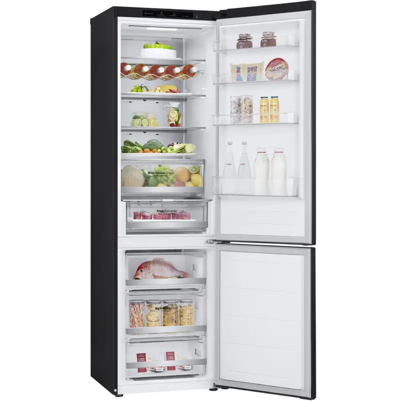 Frigider LG GBV5240DEP, DoorCooling+, Negru