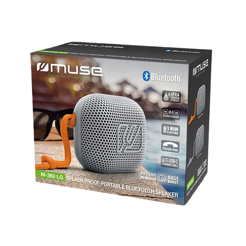 Boxă portabilă MUSE M-360 LG, Gri