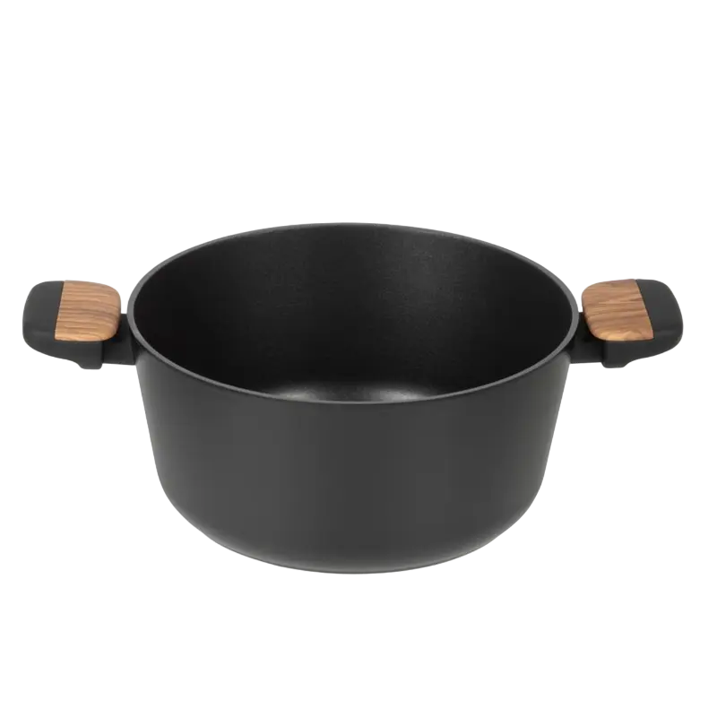 Cratiță RESTO 93188, 4.4L, 24cm, Negru, Maro