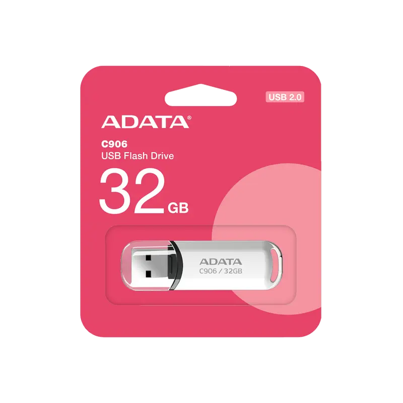 Memorie USB ADATA C906, 32GB, Alb